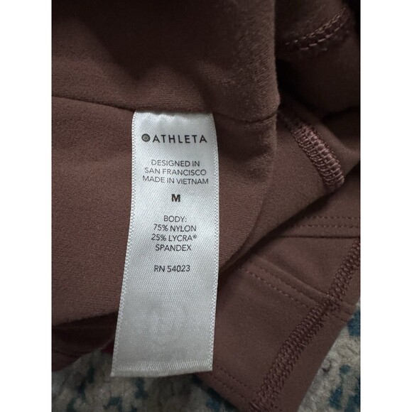 Athleta Elation‎ Pirouette 7/8 Tight Women's Medium Skinny Stretch Legging - Picture 7 of 8